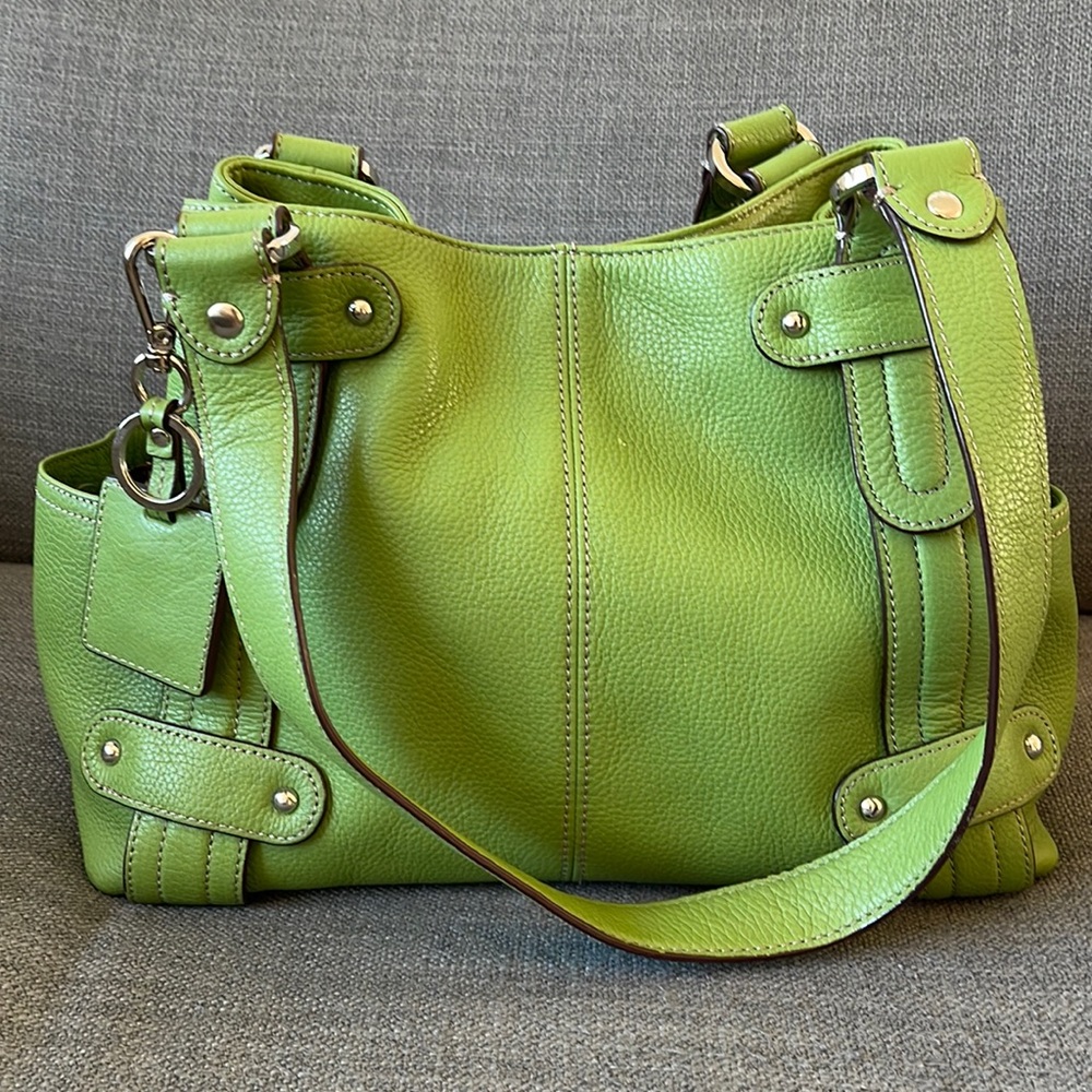 Tignanello green purse